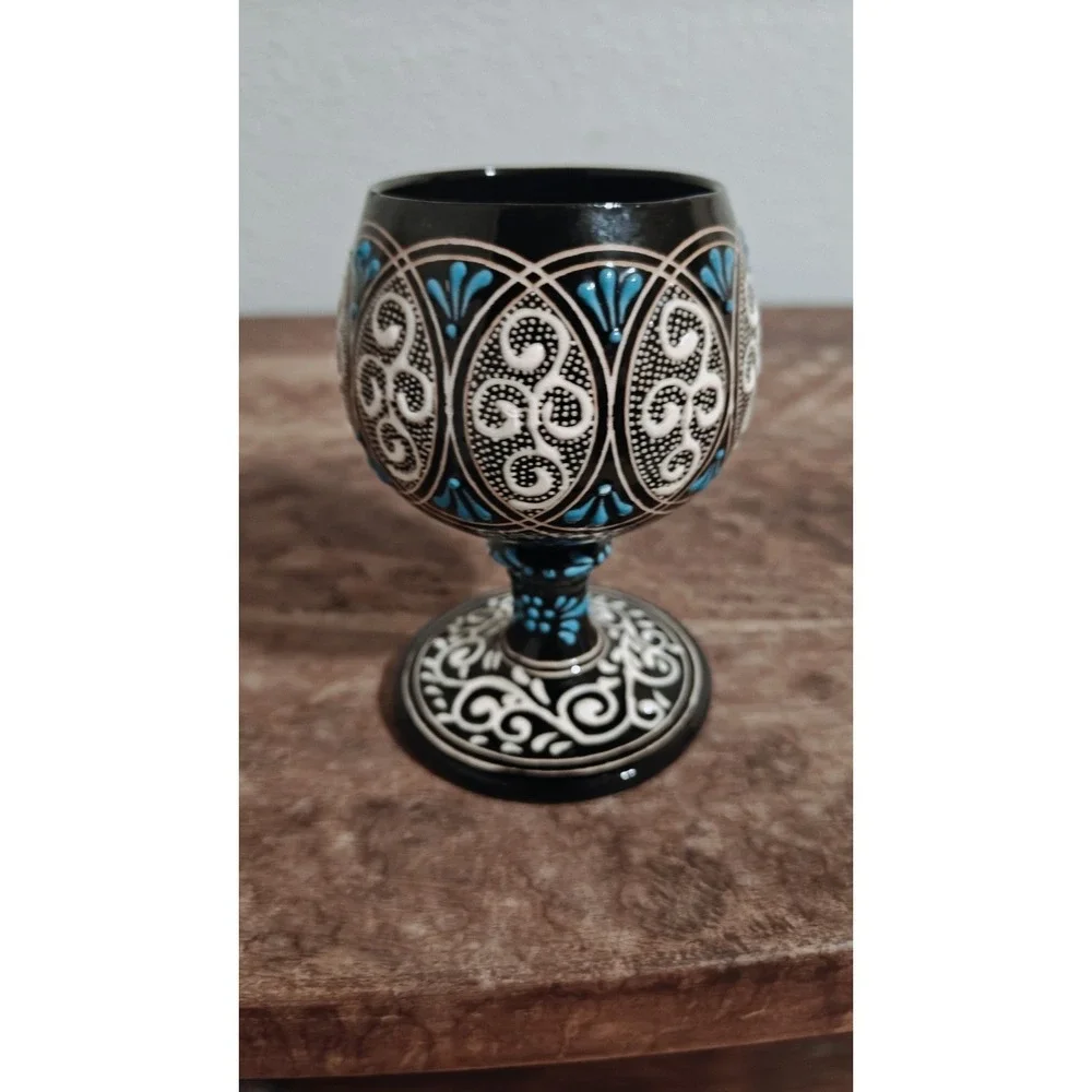 Vintage‎ Turkish Hitti Style Goblet Signed